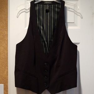 Women's Dress Vest/Waistcoat, black, size 18